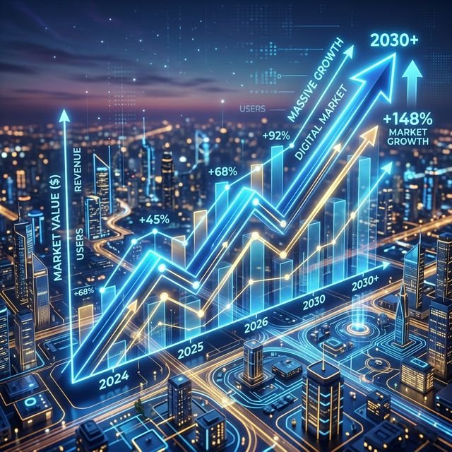 Crescimento Mercados Digitais